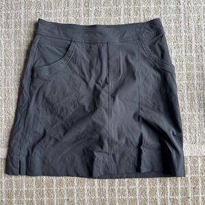 Lucy Charcoal Gray Active Skort